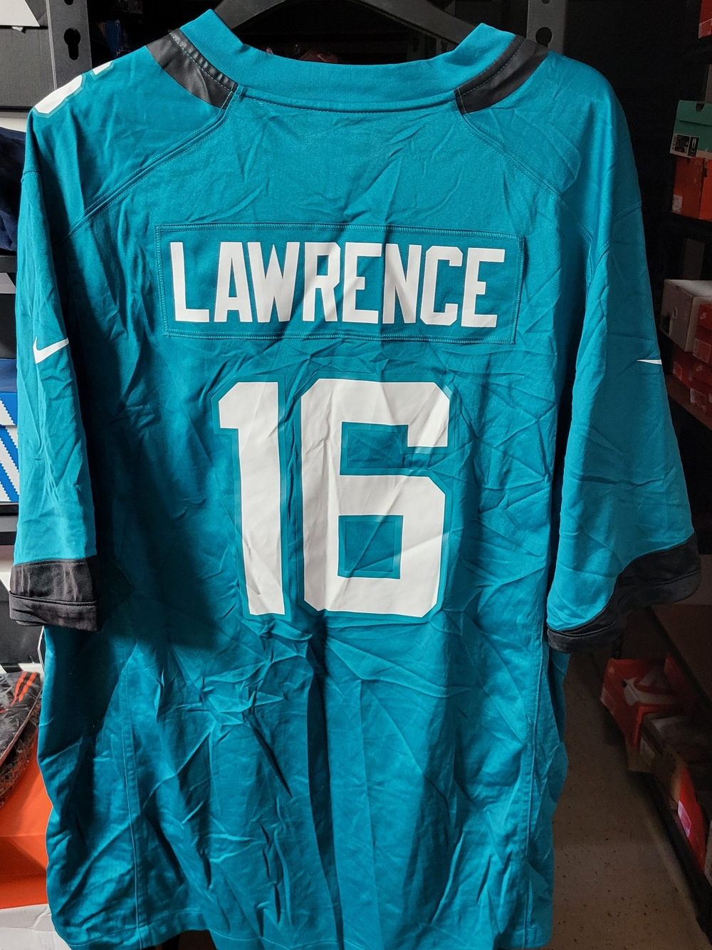 *NEW*Nike Trevor Lawrence #16 NFL Jacksonville Jaguars Throwback Jersey Size 2XL